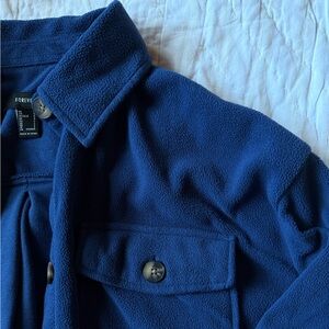Navy Forever 21 Shacket